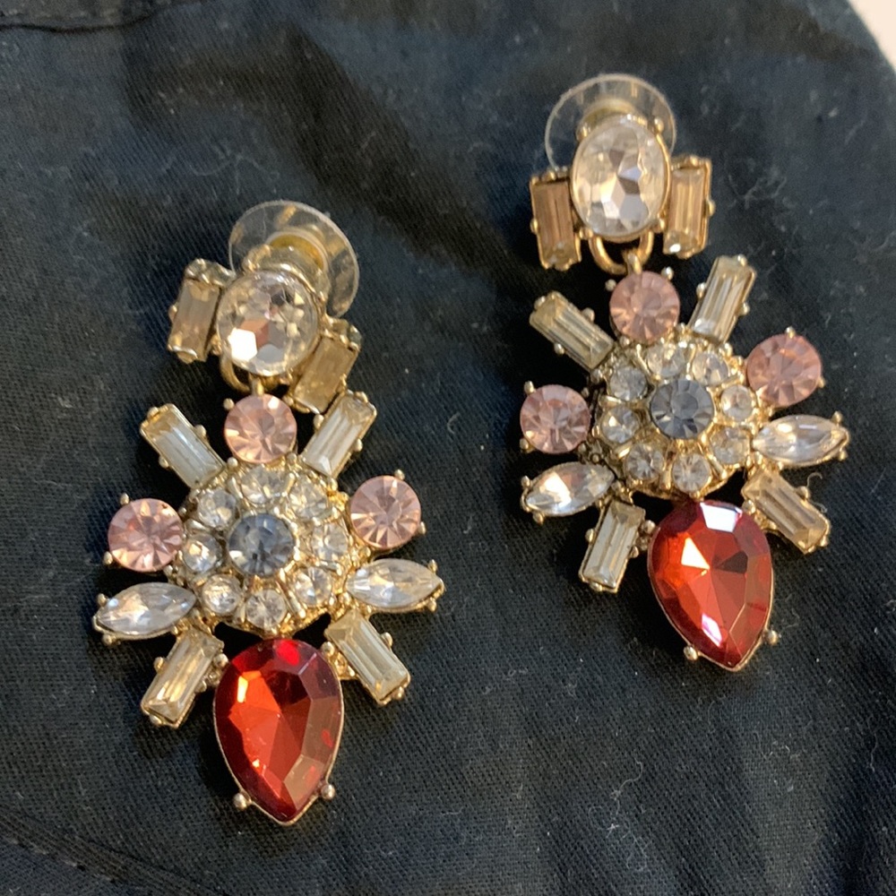 Holiday Sparkly Earrings- Worn Once
